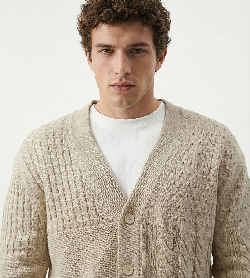 Loose Fit Erkek Hırka