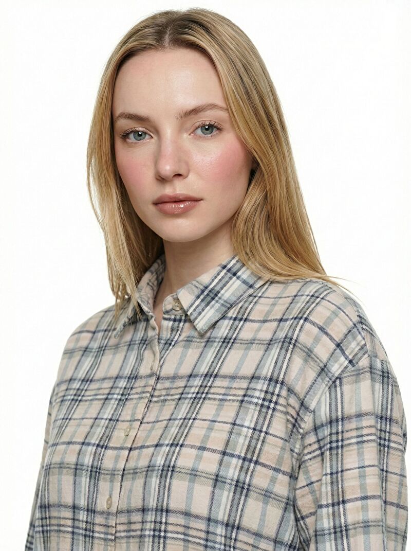 Loose Fit Kadın Gömlek U.kol