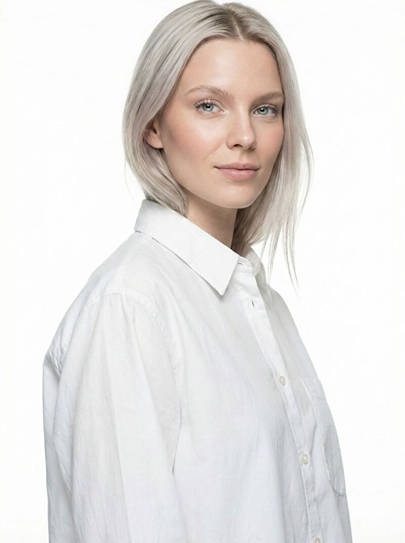 Loose Fit Kadın Gömlek U.kol