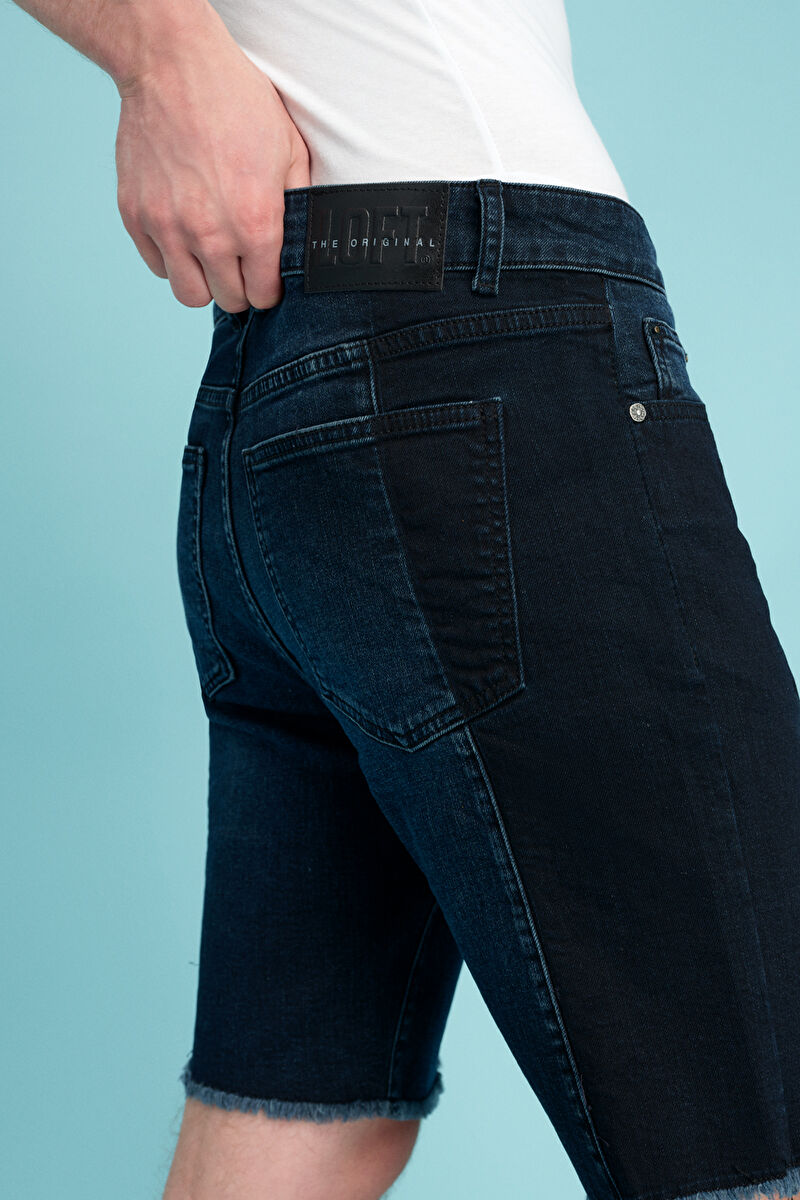 Slim Fit Erkek Şort