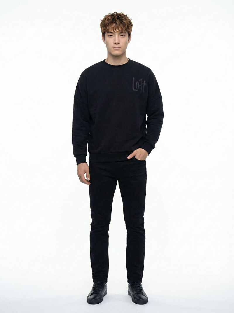 Oversize Erkek Sweatshirt