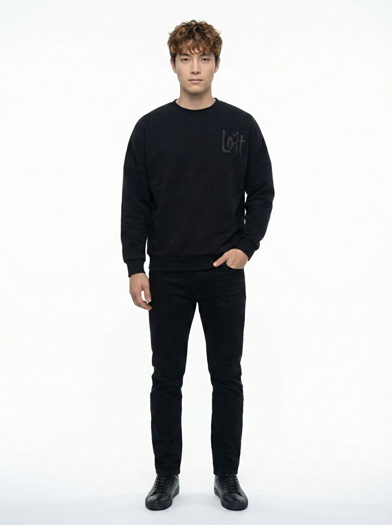Oversize Erkek Sweatshirt