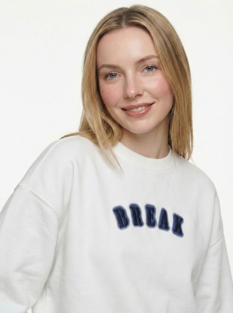 Oversize Kadın Sweatshirt