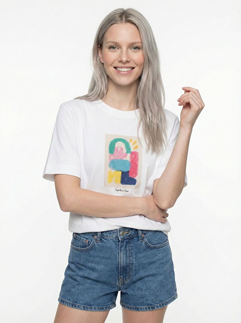 Loose Fit Kadın Tshirt K.kol