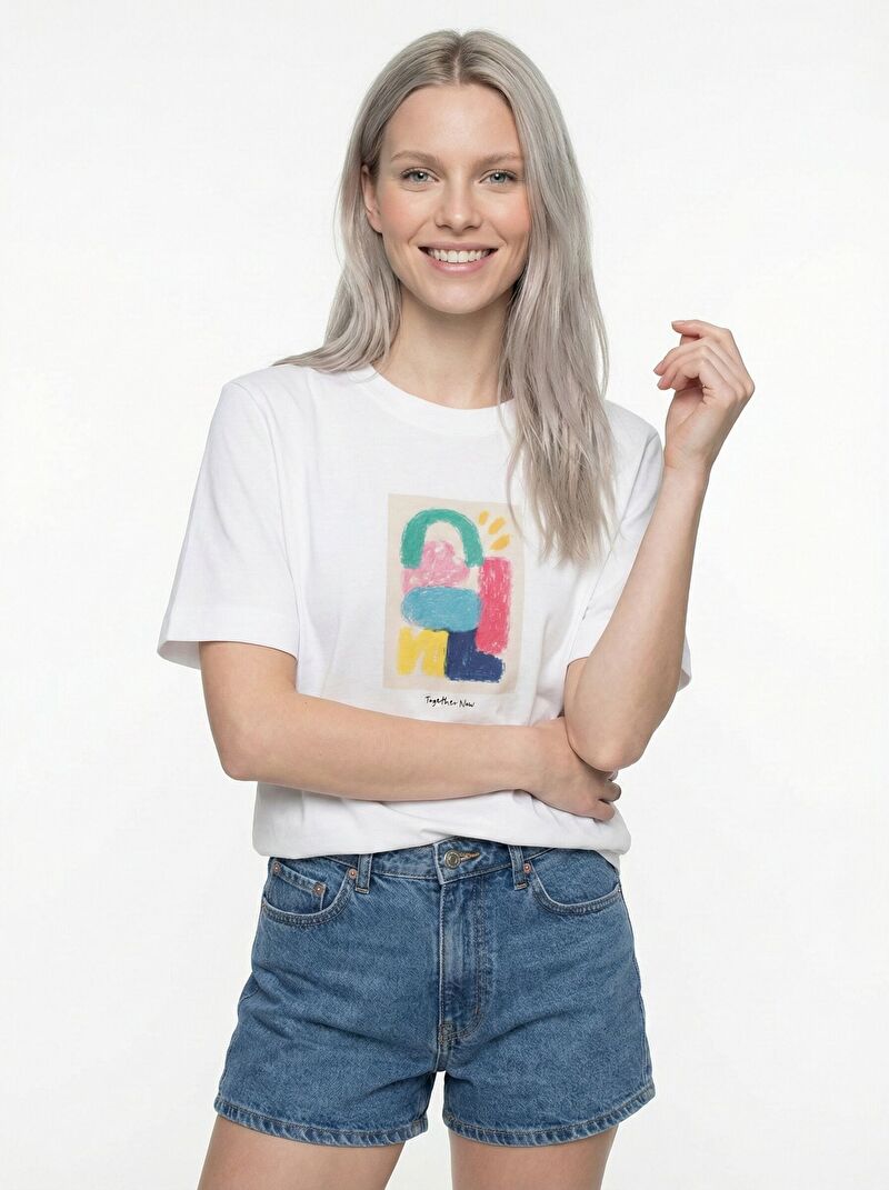 Loose Fit Kadın Tshirt K.kol