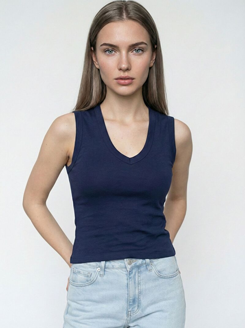 Slim Fit Kadın Bluz K.kol