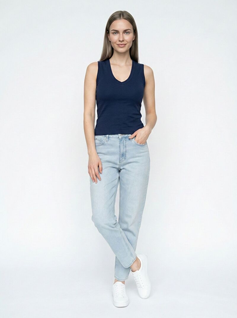 Slim Fit Kadın Bluz K.kol