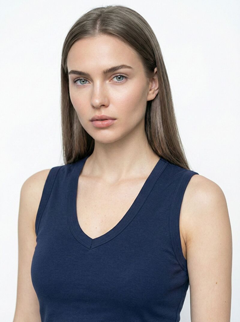 Slim Fit Kadın Bluz K.kol