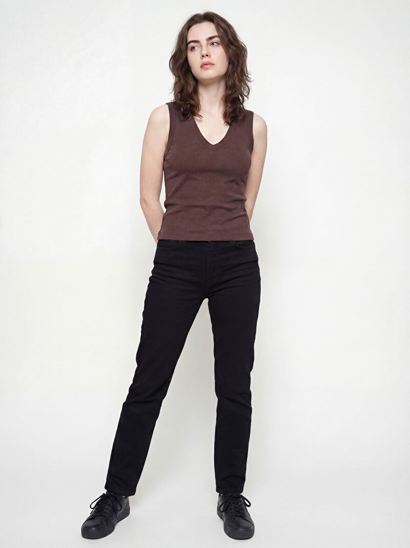 Slim Fit Kadın Bluz K.kol