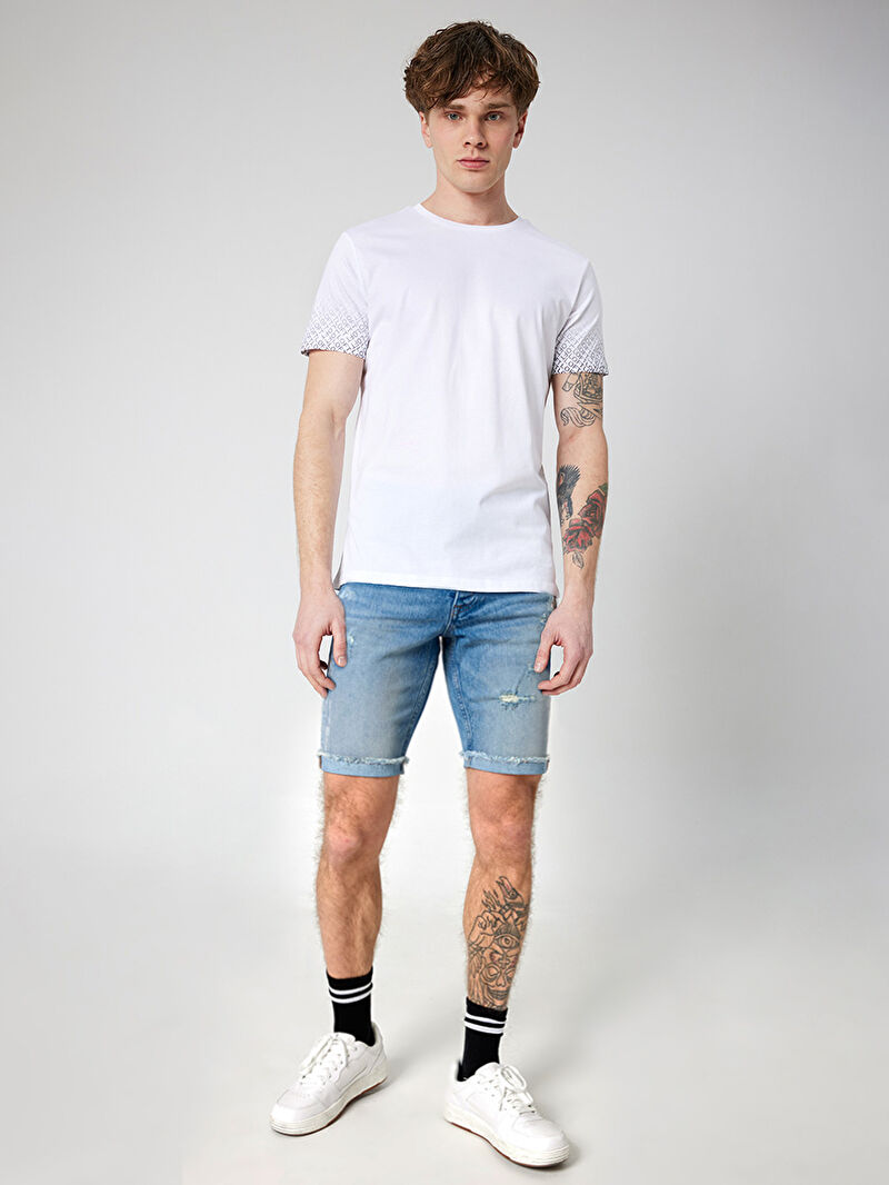 Slim Fit Erkek Şort