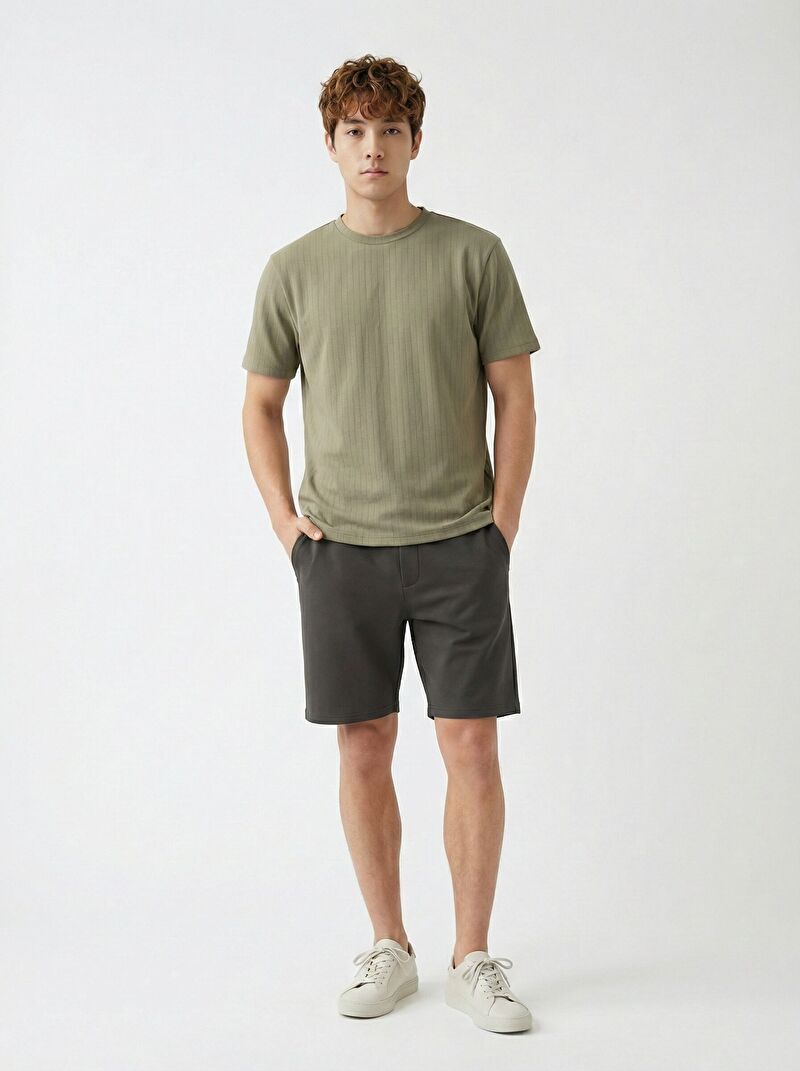 Regular Fit Erkek Tshirt K.kol