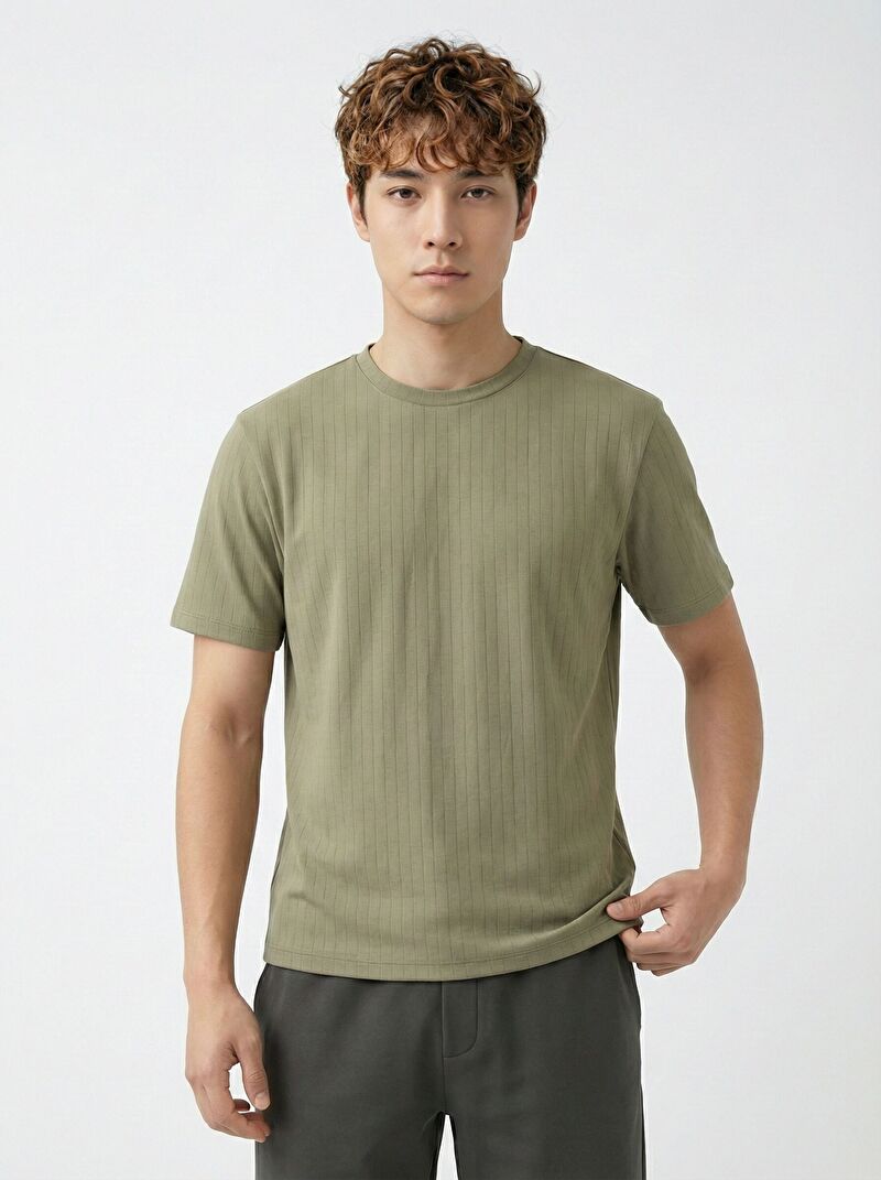 Regular Fit Erkek Tshirt K.kol