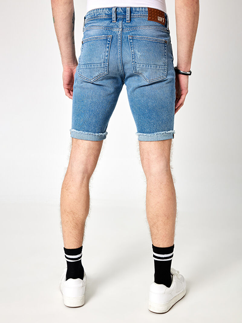 Slim Fit Erkek Şort