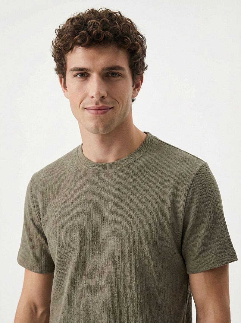 Regular Fit Erkek Tshirt K.kol