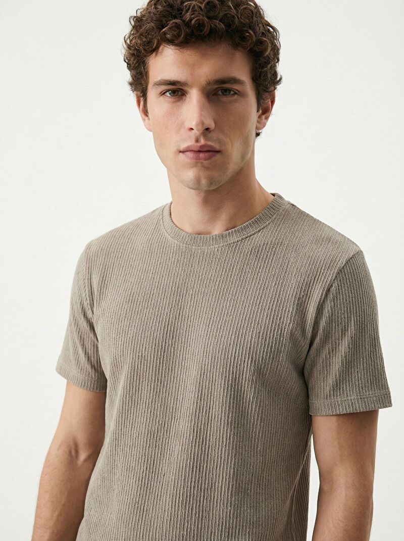 Regular Fit Erkek Tshirt K.kol