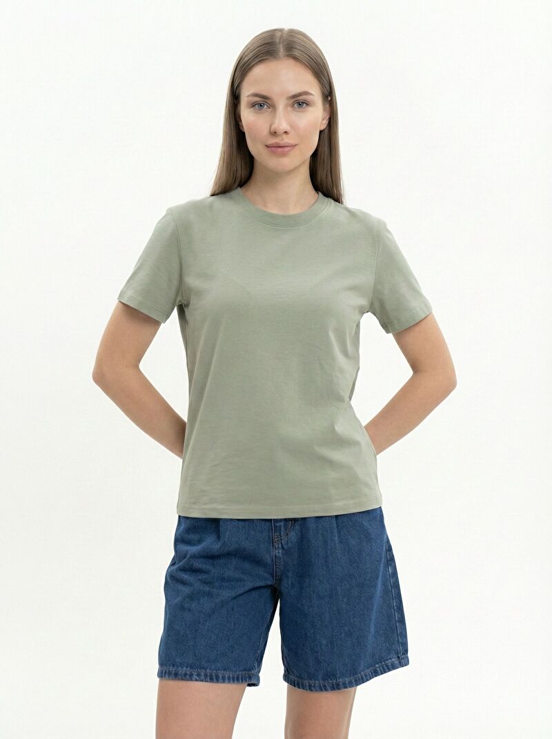 Boxy Fit Kadın Tshirt K.kol