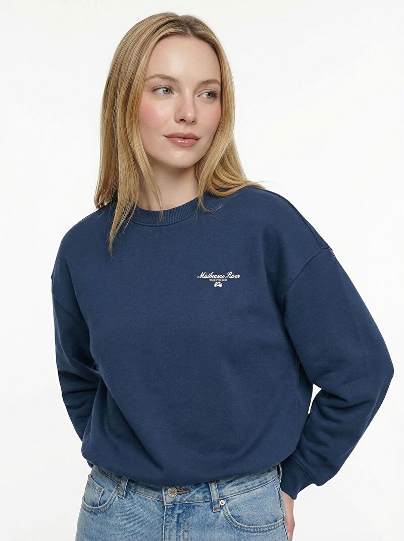 Oversize Fit Kadın Sweatshirt