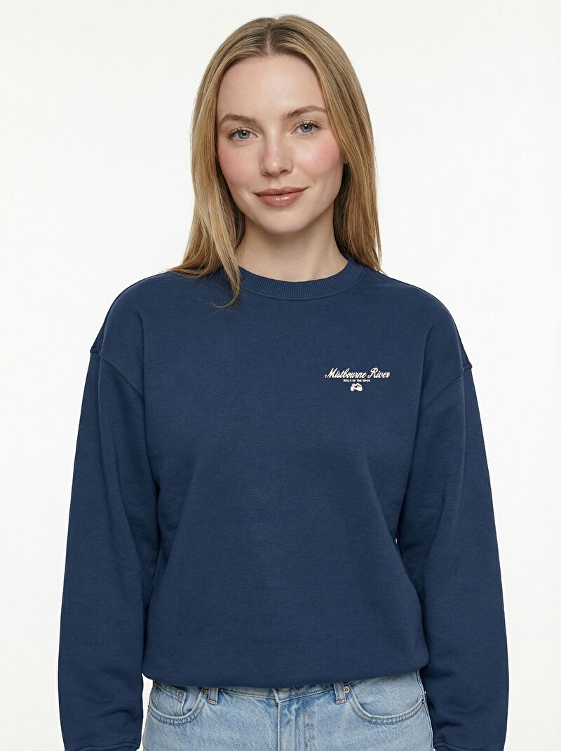 Oversize Fit Kadın Sweatshirt