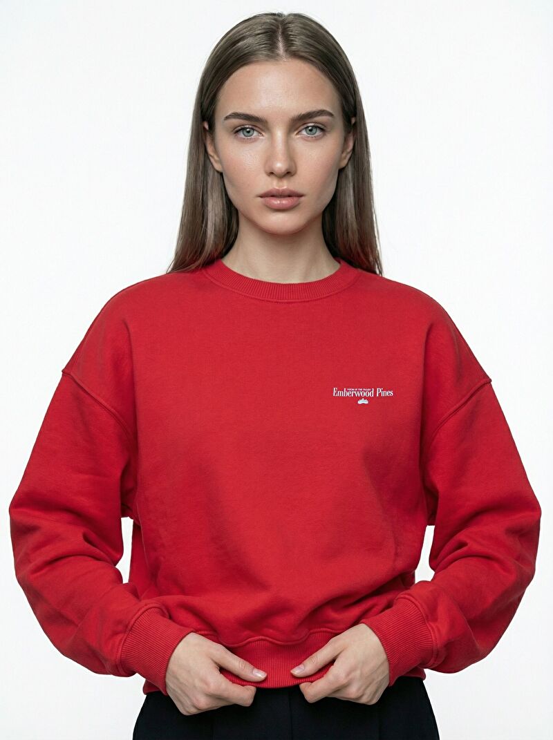 Oversize Fit Kadın Sweatshirt