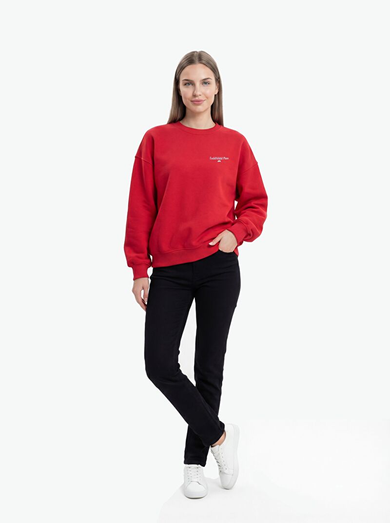 Oversize Fit Kadın Sweatshirt