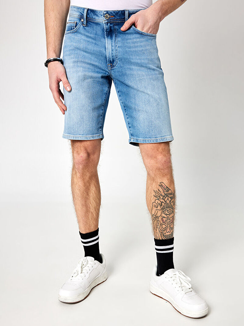 Slim Fit Erkek Şort