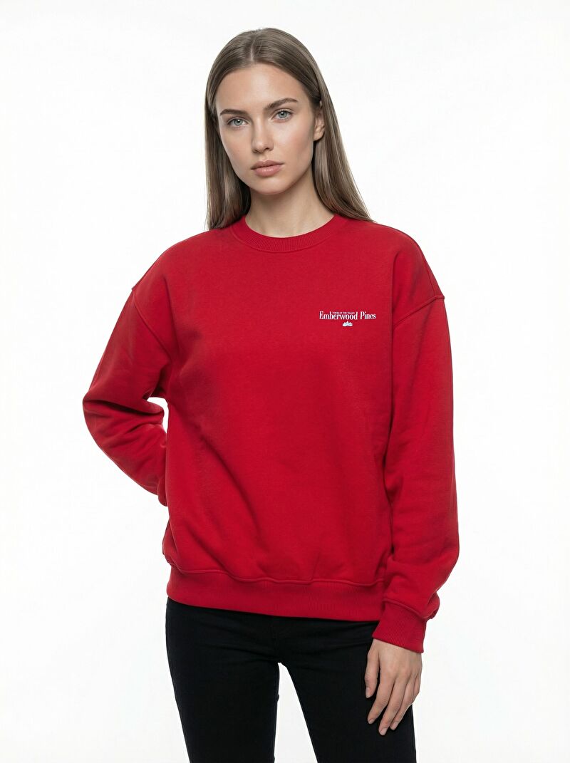 Oversize Fit Kadın Sweatshirt