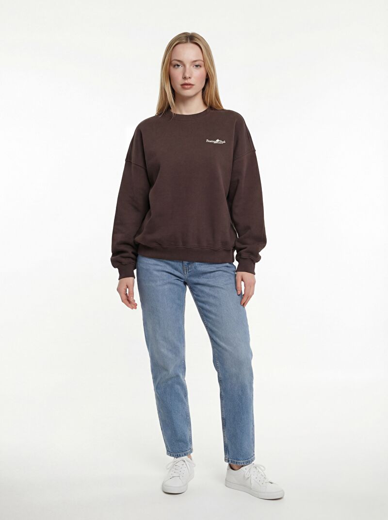 Oversize Fit Kadın Sweatshirt