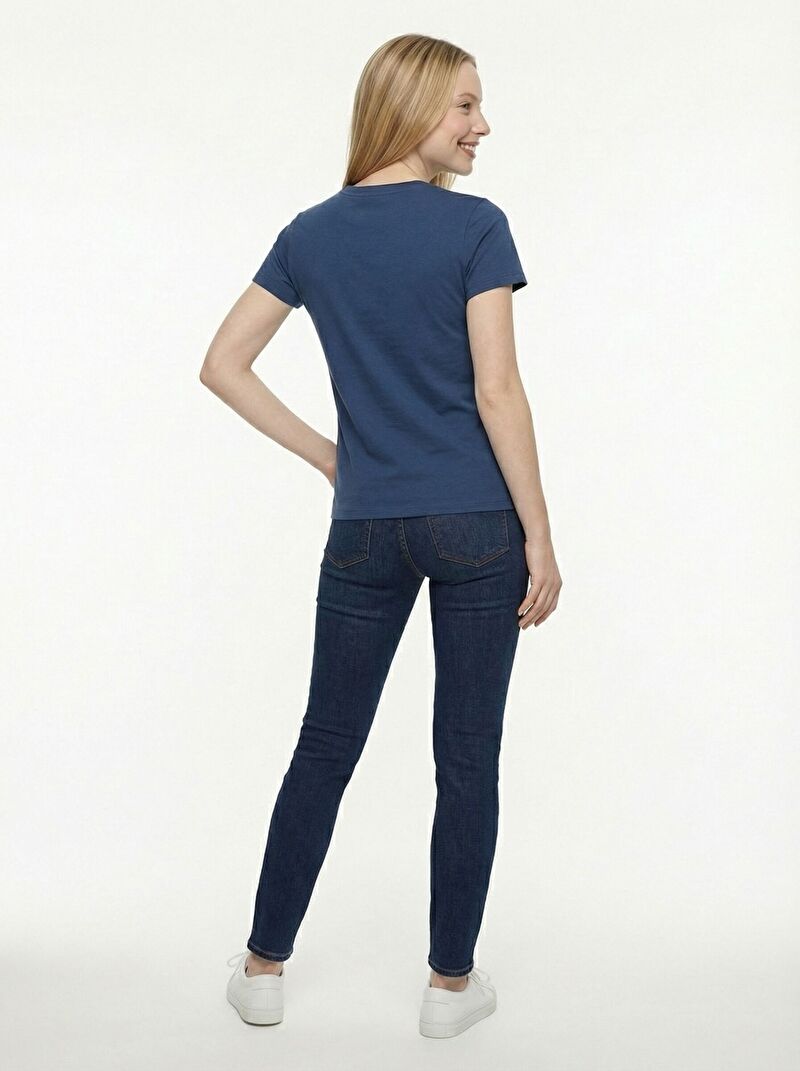Slim Fit Kadın Tshirt K.kol