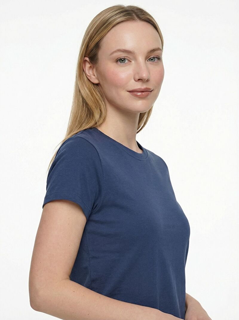 Slim Fit Kadın Tshirt K.kol