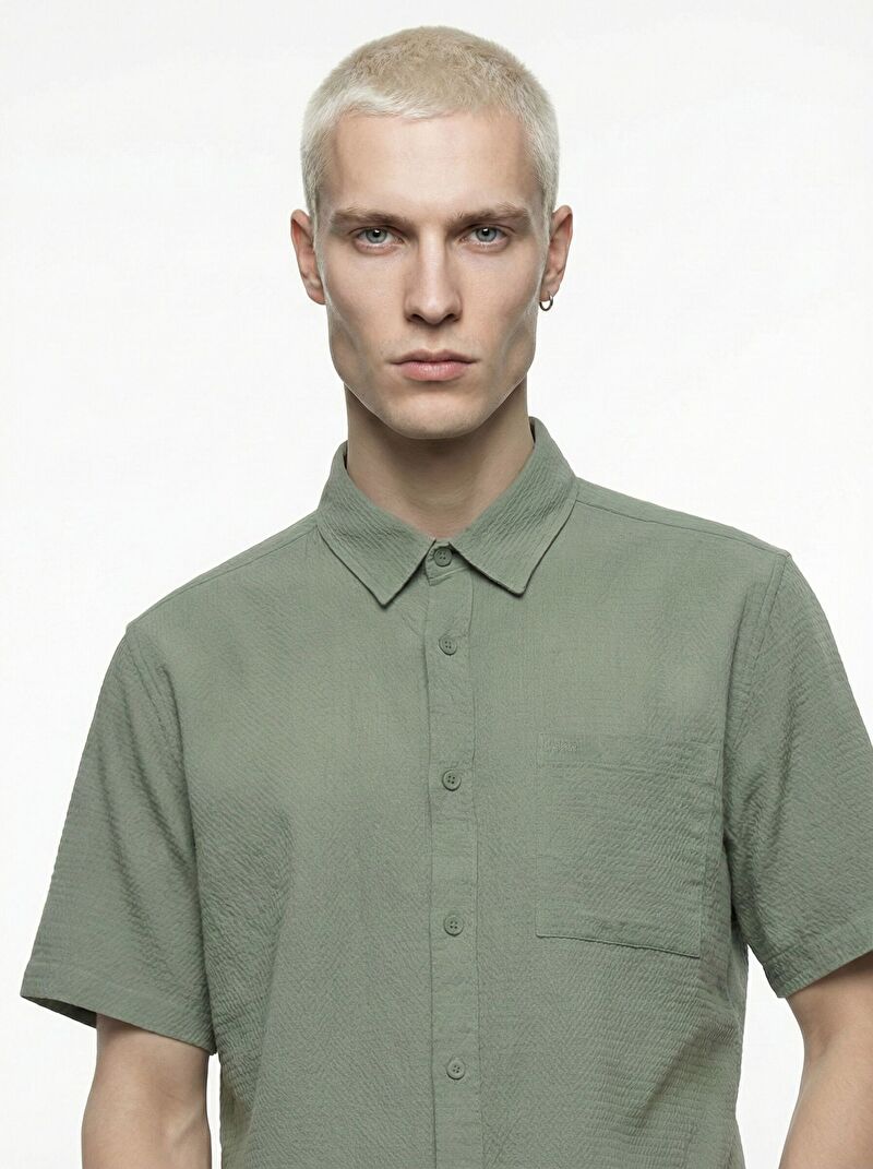 Relax Fit Erkek Gömlek K.kol