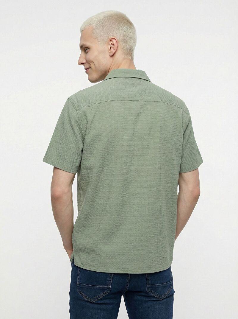 Relax Fit Erkek Gömlek K.kol