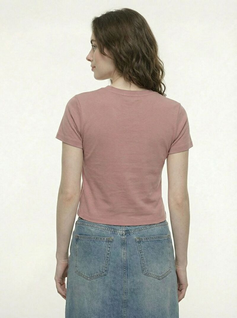 Slim Fit Kadın Tshirt K.kol