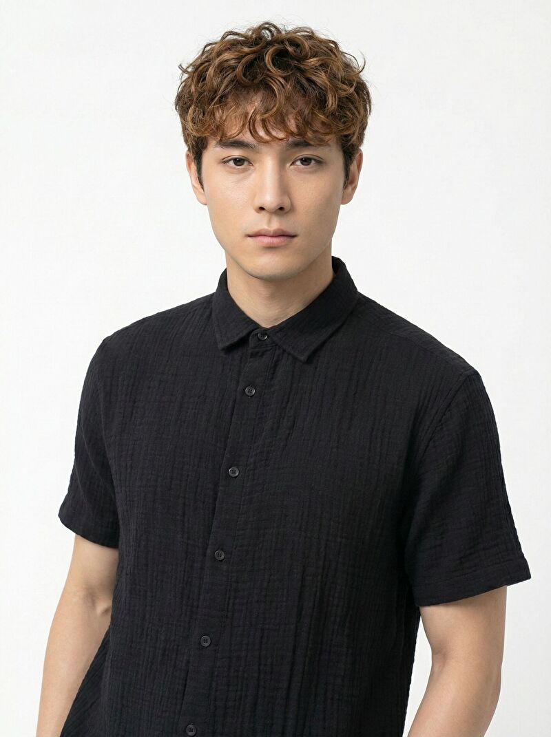 Regular Fit Erkek Gömlek K.kol