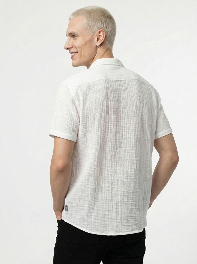 Regular Fit Erkek Gömlek K.kol