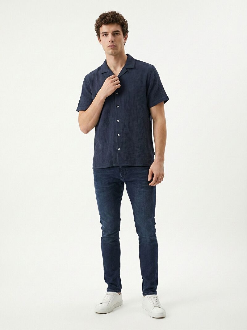 Relax Fit Erkek Gömlek K.kol