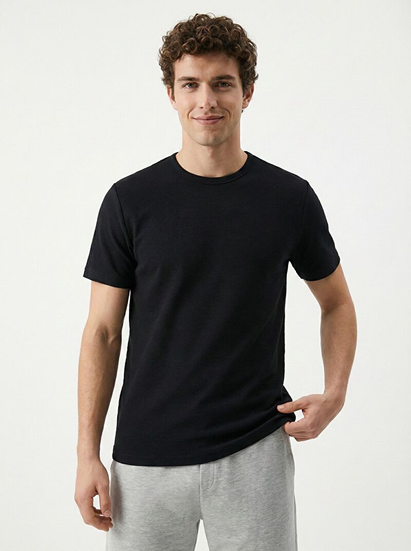 Regular Fit Erkek Tshirt K.kol