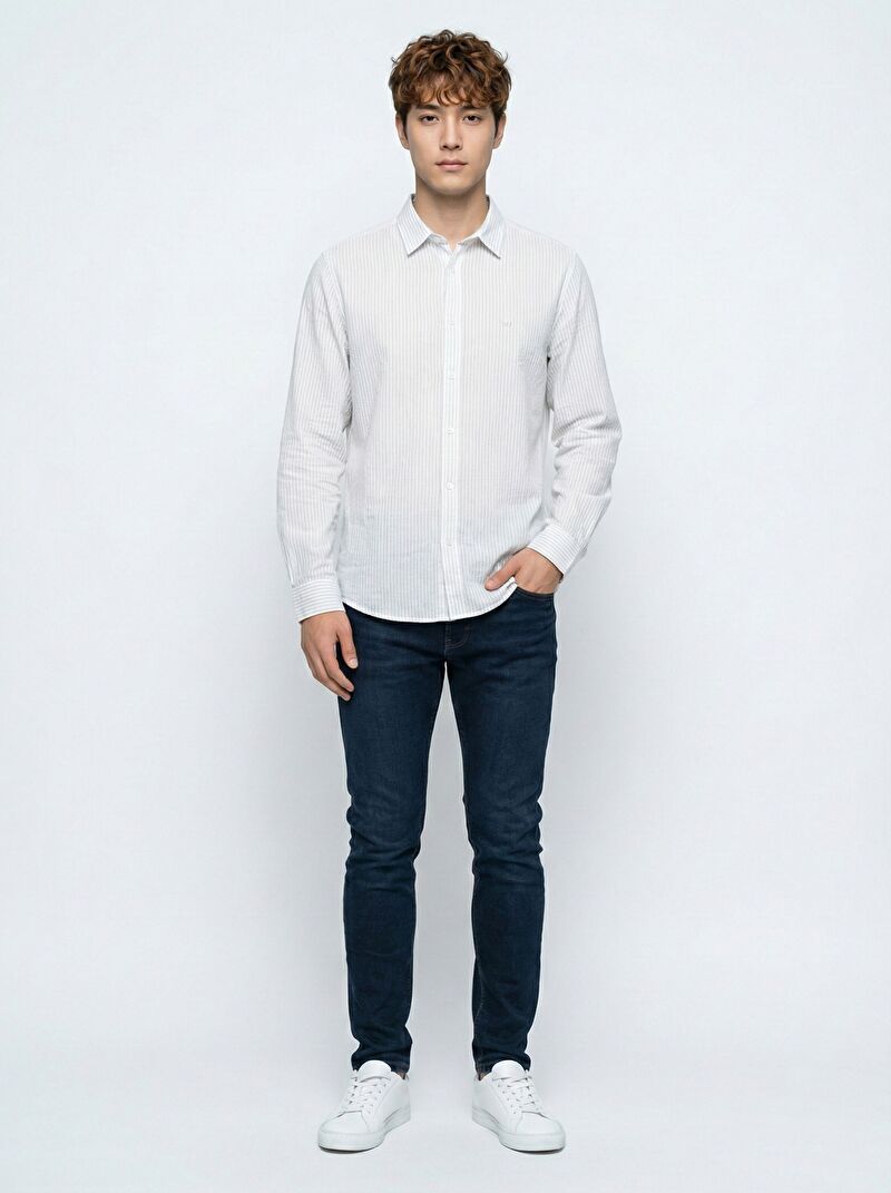 Regular Fit Erkek Gömlek U.kol