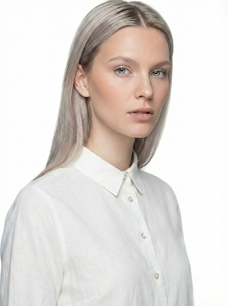 Regular Fit Kadın Gömlek U.kol