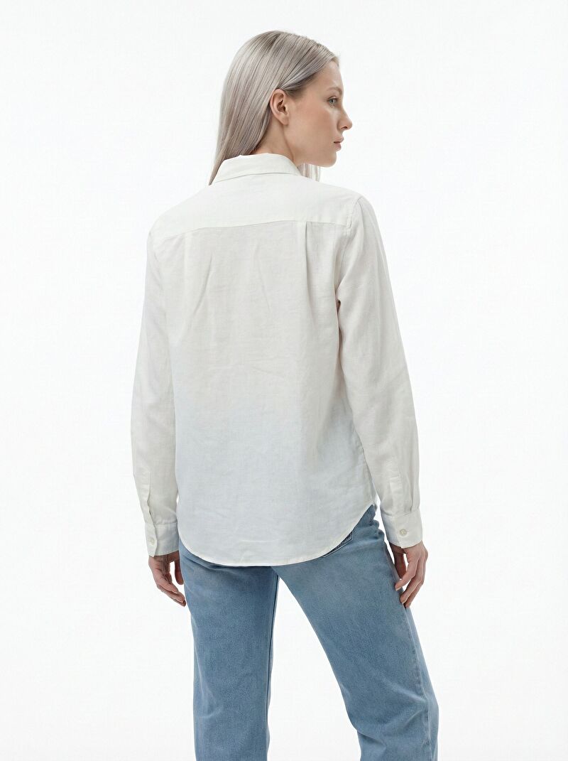 Regular Fit Kadın Gömlek U.kol