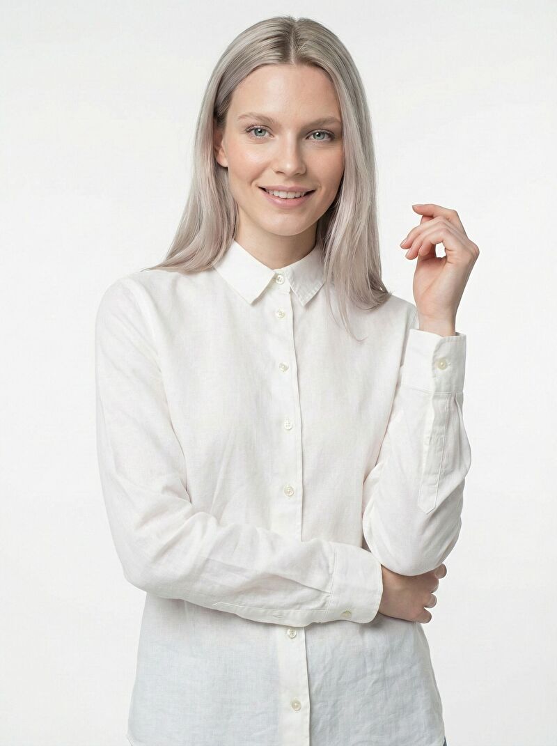 Regular Fit Kadın Gömlek U.kol