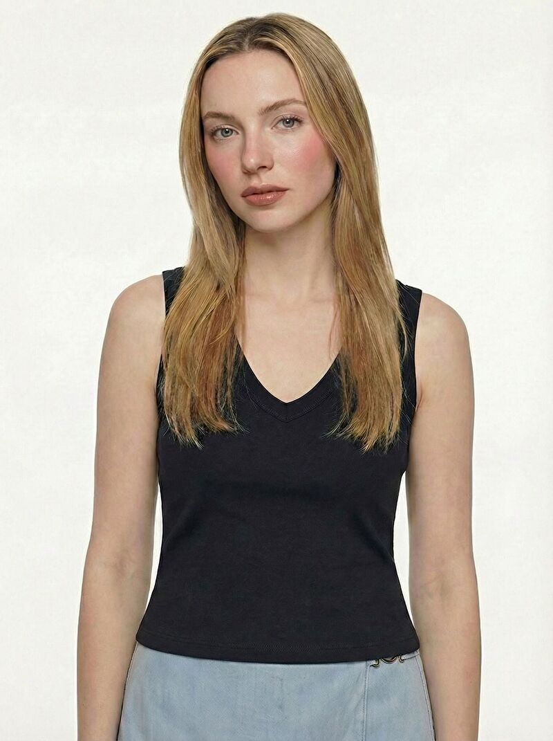 Slim Fit Kadın Bluz K.kol