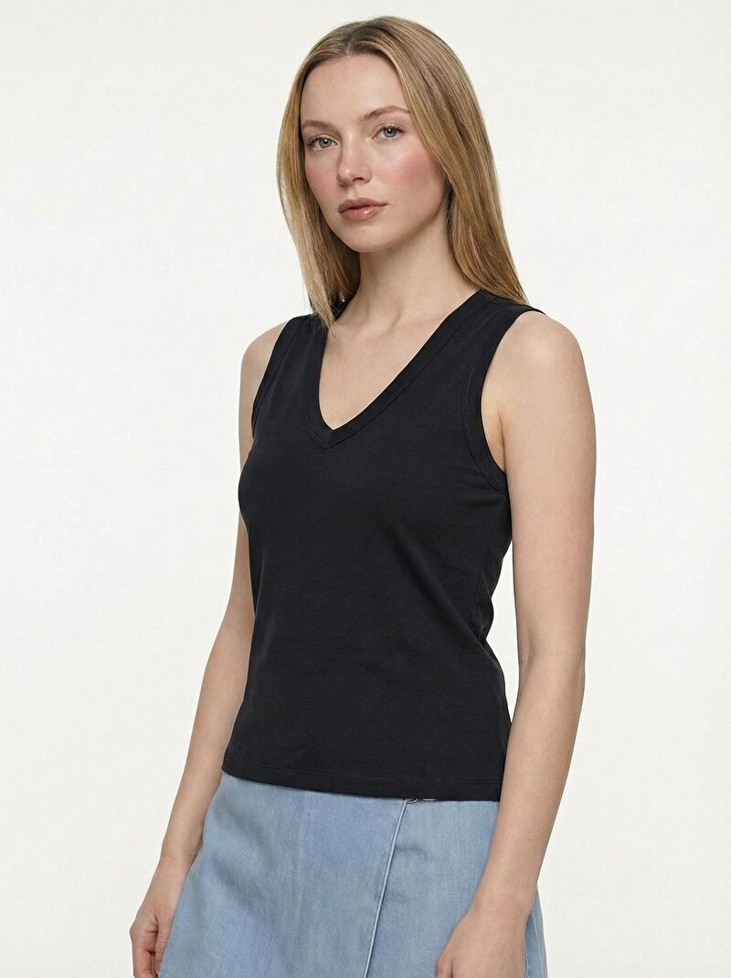 Slim Fit Kadın Bluz K.kol