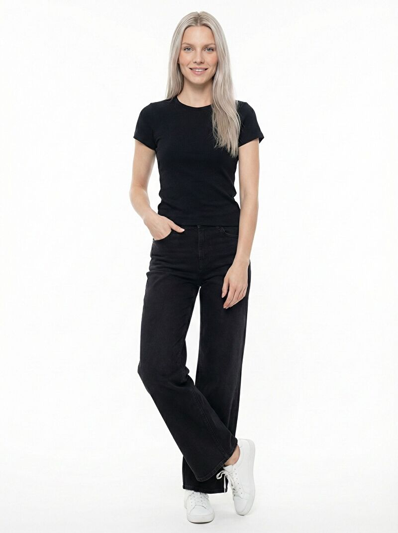 Slim Fit Kadın Tshirt K.kol