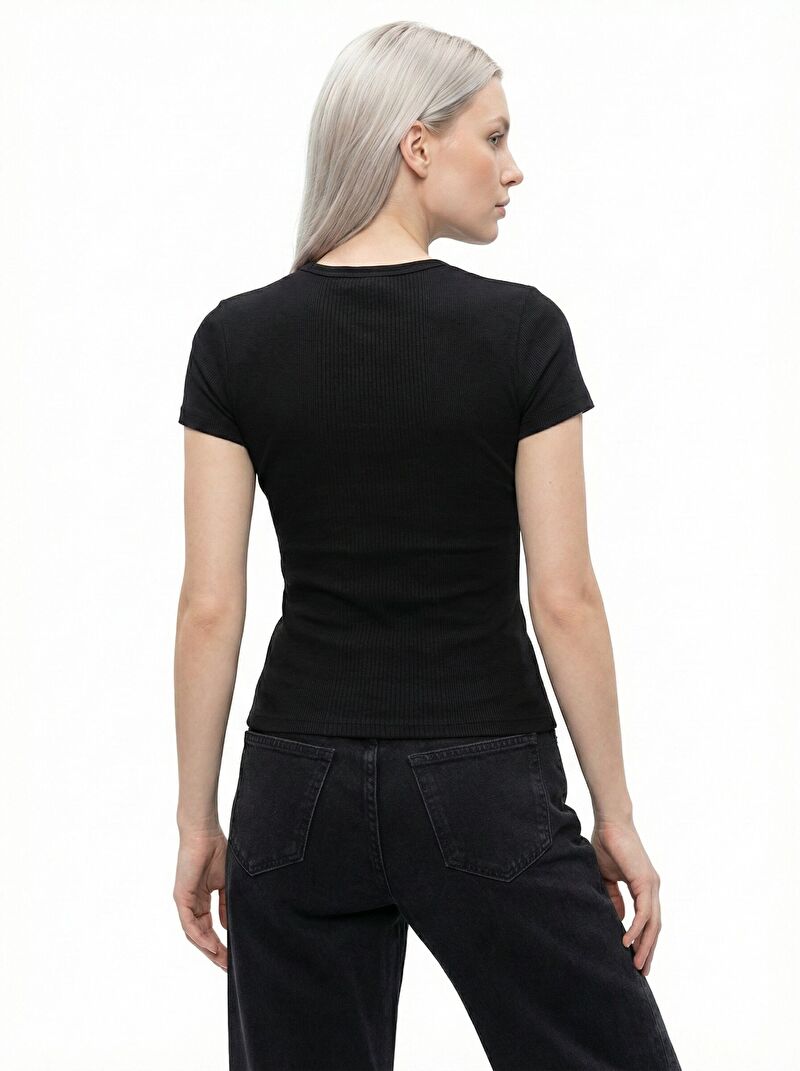 Slim Fit Kadın Tshirt K.kol