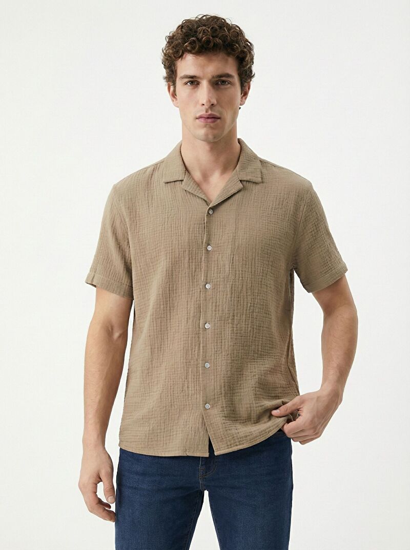 Relax Fit Erkek Gömlek K.kol