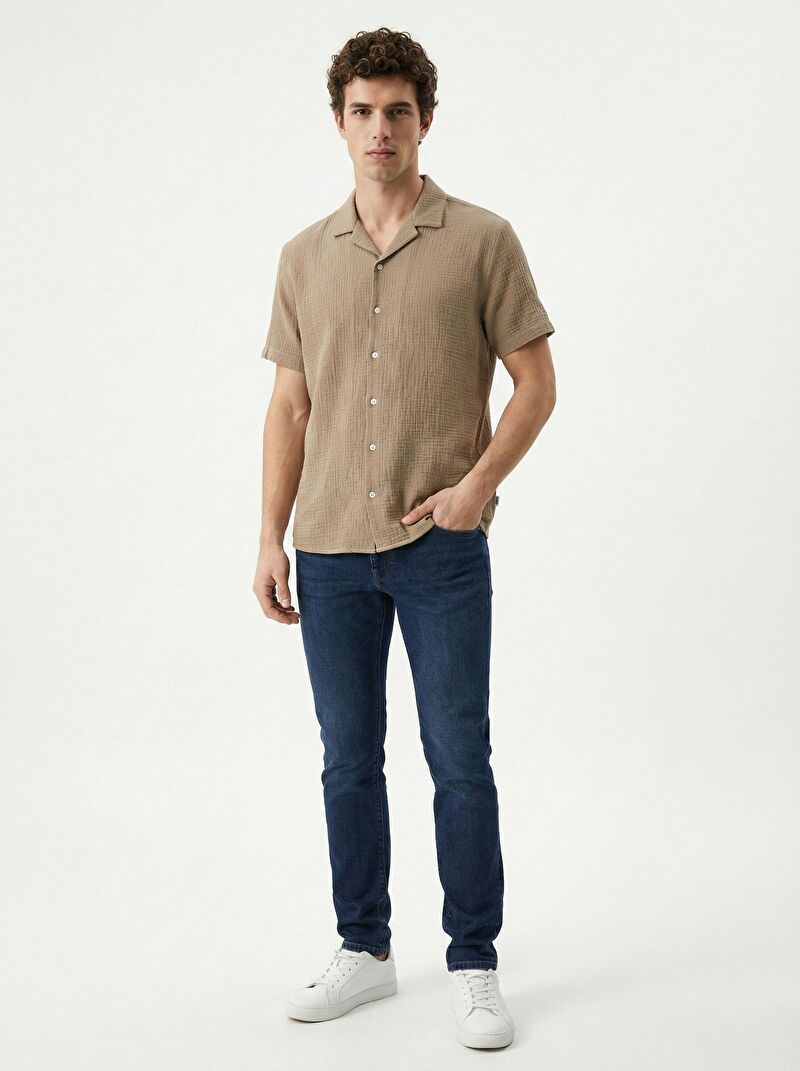 Relax Fit Erkek Gömlek K.kol