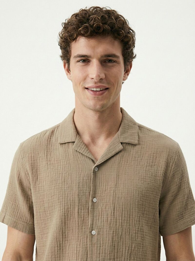 Relax Fit Erkek Gömlek K.kol