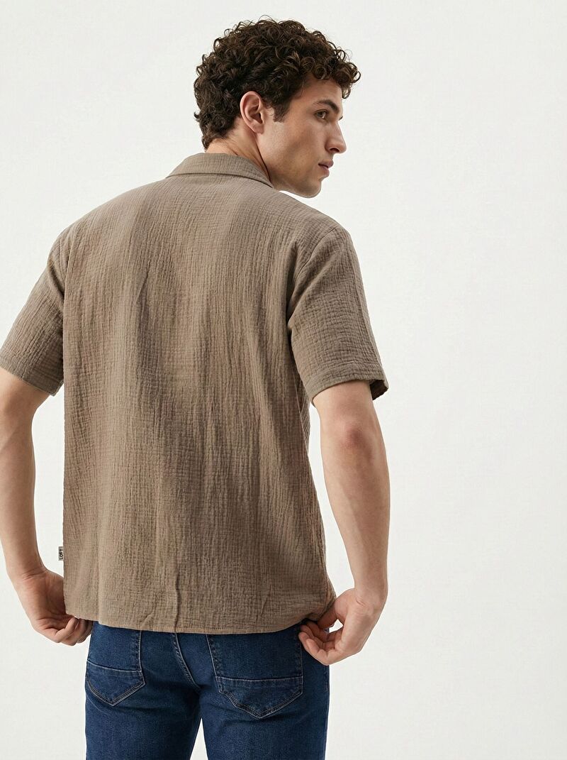 Relax Fit Erkek Gömlek K.kol