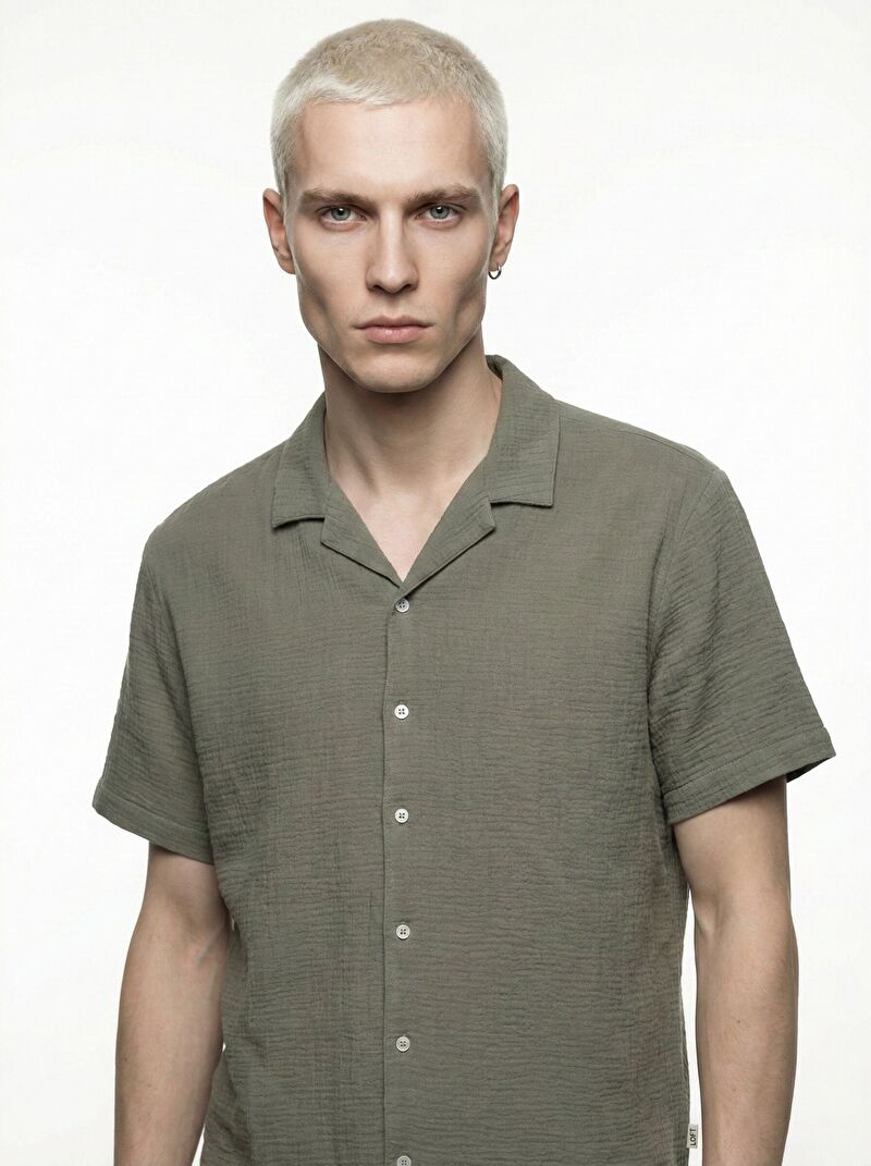 Relax Fit Erkek Gömlek K.kol