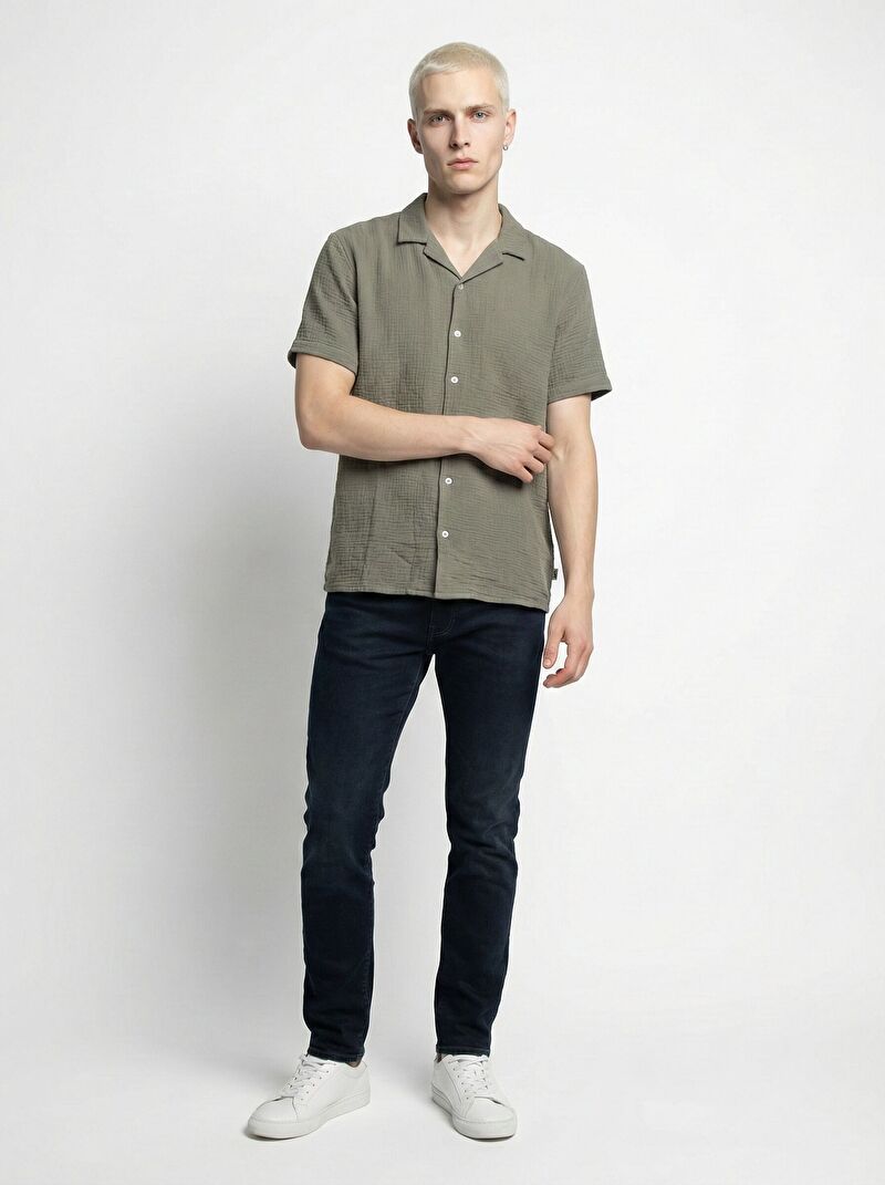 Relax Fit Erkek Gömlek K.kol